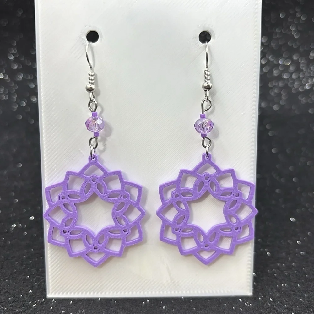 Purple  Earrings